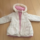 女児用ジャンパー、冬用コート 90