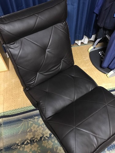 （取引終了）ハイバック低反発座椅子　購入価格12800円　【レバー式】【無段階】【ロング＆ワイド】【北欧】