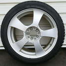 215/45R17 ブリヂストン ブリザックREVO GZ　4本セット【スタッドレスタイヤ・10穴マルチアルミホイール】