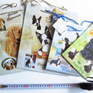 犬の絵柄の手提げ紙バック（未使用）　2サイズ　約50袋