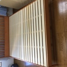 木製高級ベッドフレーム（クイーンサイズ）
