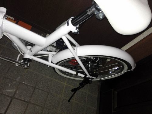 未使用　ミムゴ　6段変速　折畳み自転車 ZERO-ONE MG-ZRE206-WH　組み立て済