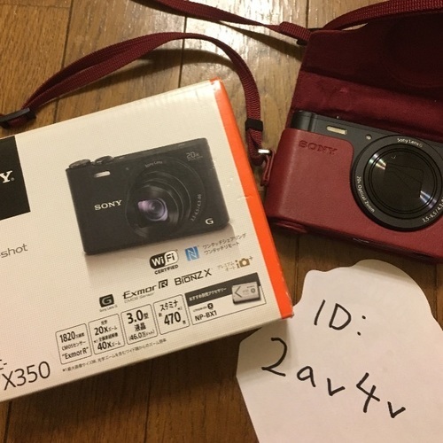 【純正カメラケース付】ほぼ新品のデジカメ。美品です。SONY Cyber-shot DSC-WX350
