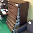 【家具】ACTUS　タンス　天然木　