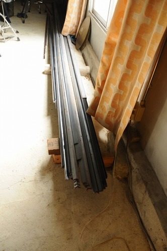 建材　L字アングル　25mm　厚み3mm　長さ5500mm　15本