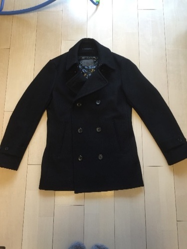 値下げ ユニクロ メンズピーコートm うーちゃん 港のコート メンズ の中古 古着あげます 譲ります ジモティーで不用品の処分