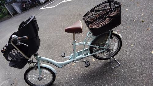 ☆美品☆３人乗り自転車ママフレ