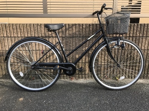 【販売済】【353】【整備済】軽快車　27インチ　シングルギヤ　ダイナモライト【6000円】