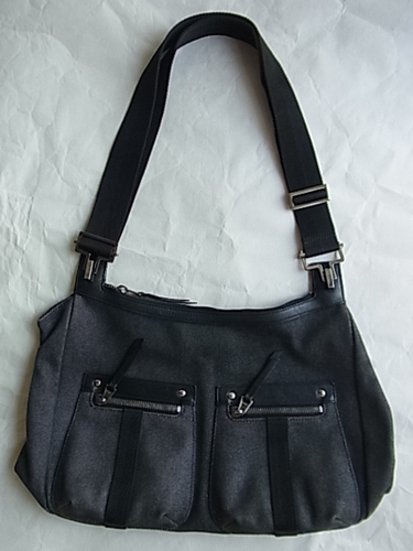 【値下げしました】GUCCI グッチ ショルダーバッグ デニム ブラック 黒 美品