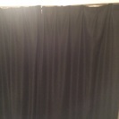 22日まで 黒のカーテン2枚組180×100