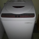 シャープ　6キロ　洗濯機　ピンク系　2011年製　Ag+イオンコ...
