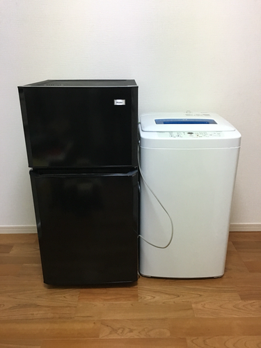冷蔵庫と洗濯機 (半年使用、製造2016年)