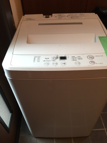 無印良品全自動洗濯機AQW-MJ45 4,5㎏ 2012年製