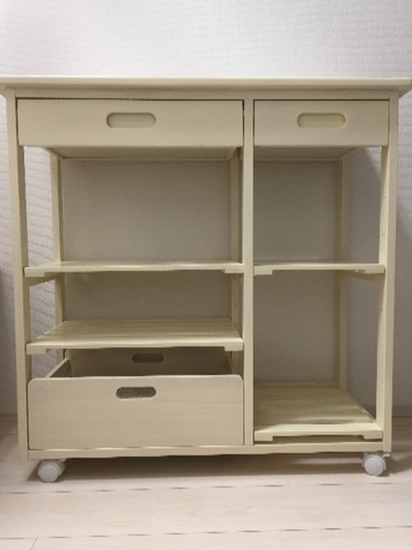 値下げしました◇新品◇キッチンワゴン◇おしゃれキッチン収納◇ナチュラルインテリア