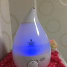 LEDライト付 加湿器☆