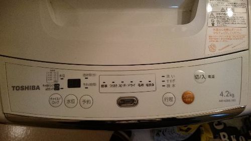 TOSHIBA 4､2kg洗濯機
