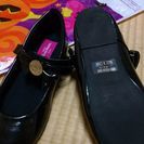 ディズニー・ビビディバビディブティックの黒フォーマル靴（22cm）