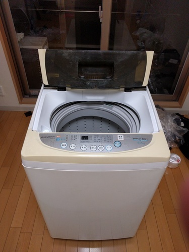 4.6kg洗濯機　DAEWOO 2012年製　DWA-SL46 お譲りします