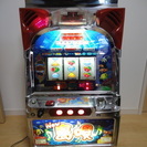 人気のパチスロ機をお譲りします!!【パチスロ オリンピア ニュー島唄 4.7号機 コイン不要 ドア・設定キー付き】