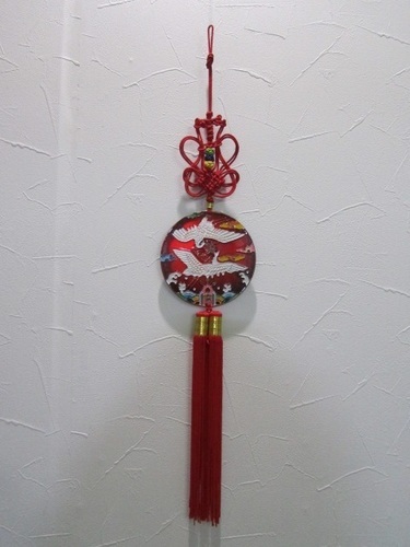 鶴 中国 飾り 縁起物 魔除け 赤 インテリア ぐっさいくる 広島のインテリア雑貨 小物 置物 オブジェ の中古あげます 譲ります ジモティーで不用品の処分