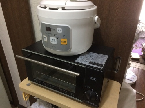 家電5点セット 冷蔵庫/電子レンジ/洗濯機/炊飯器/オーブントースター