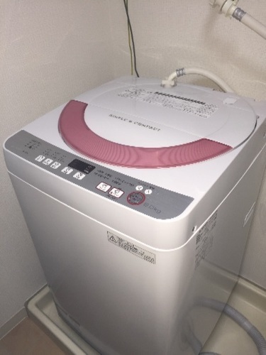 2015年製 洗濯機 洗濯 SHARP 家電 6kg