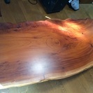 一枚板の欅テーブル