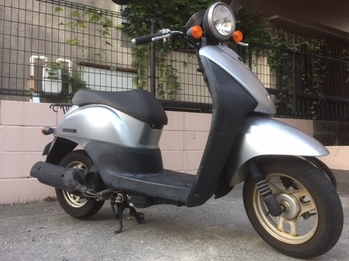 売り切れました。格安原付バイク　ホンダ　トゥデイ　F1　シルバー　4サイクル　自賠責保険付き　鹿児島市
