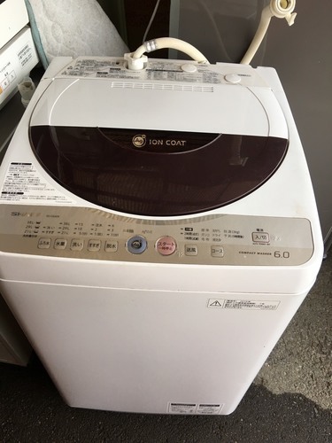 シャープ全自動洗濯機　6キロ　2010年