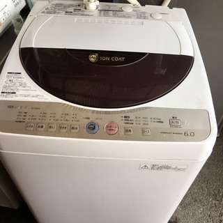 シャープ全自動洗濯機　6キロ　2010年