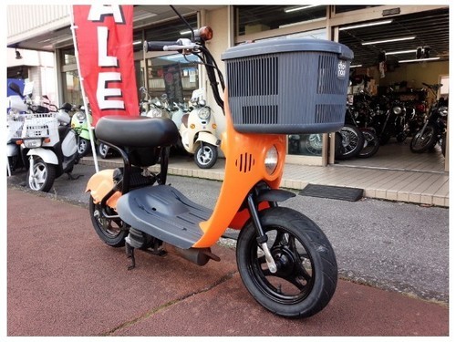 ご成約ありがとうございます。NO.1055 チョイノリ 4サイクルエンジン セルスタート付き フロントバスケット付き ☆彡