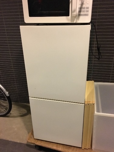 可愛い無印良品 2ドア 冷蔵庫
