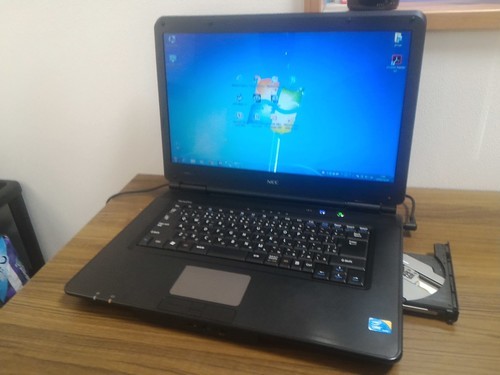 (お取引中)i5 ﾒﾓﾘ4G ﾌﾞﾙｰﾚｲ搭載 Windows7ノートPC Core-i5/4GB/160GB/ﾌﾞﾙｰﾚｲﾄﾞﾗｲﾌﾞ/無線LAN/Microsoft2007 [NEC Versapro VX-A]