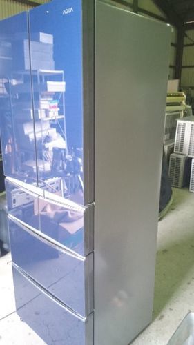 リサイクルショップの蔵出し品 2014年式 アクア 400L 冷蔵庫 自動製氷付き
