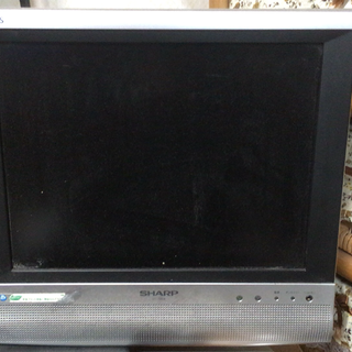 シャープ2005年製14インチ液晶テレビ（地デジチューナーは付属...