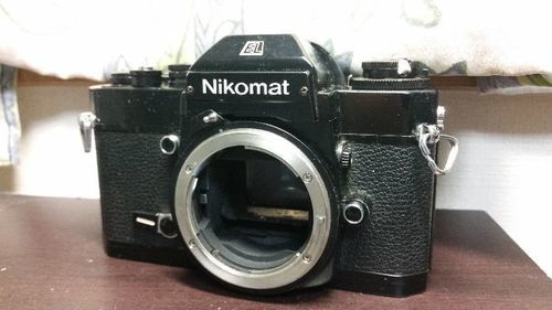 ジャンクカメラ市 Nikomat EL 黒 Nikomat FT EL FE L35AD NIKKOR 105mm