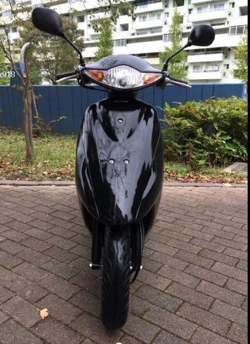 ブラック色のバイク、 ホンダディオ、Af56、 美しいバイク、