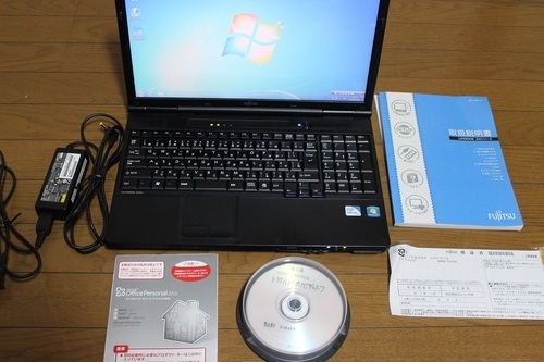 すぐ使えるノートパソコン　FUJITSU　LIFEBOOK　AH30/G（中古）綺麗