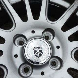 ミシュランスタッドレスタイヤ175-65-15&アルミホイール4穴　チェーン付