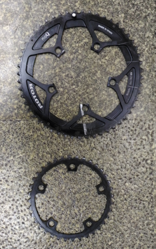 【取引済】ROTOR　noQリング　52T/36T