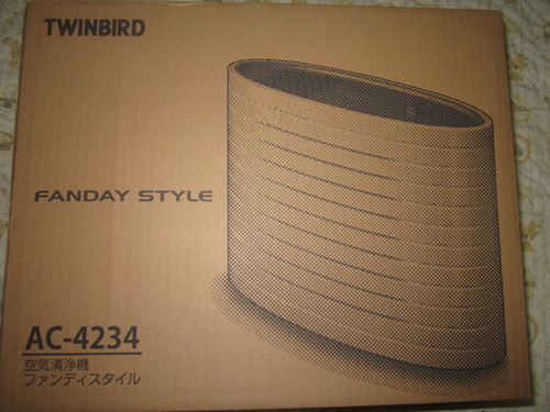 （終了しました）ツインバード  空気清浄機 AC-4234W ホワイト　未使用品