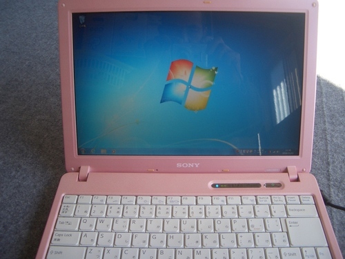 Vaio かわいいピンクのノートパソコン キティちゃんのマウス付 Bari 木更津のノートパソコン の中古あげます 譲ります ジモティーで不用品の処分