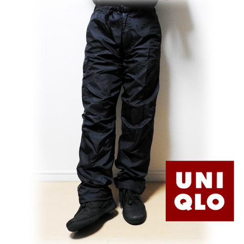 Uniqlo ユニクロ ウォームイージーカーゴパンツ 難有 黒 サイズs しん 新検見川のパンツ メンズ の中古 古着あげます 譲ります ジモティーで不用品の処分