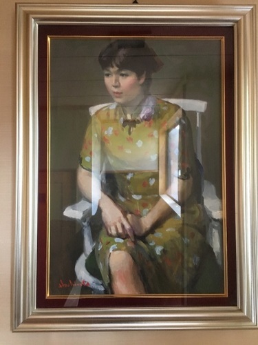 七尾市の日展作家、八野田博先生の絵