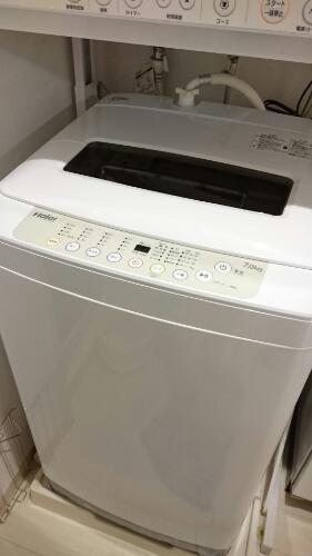 大きめ洗濯機 ハイアール 7kg 2015年購入
