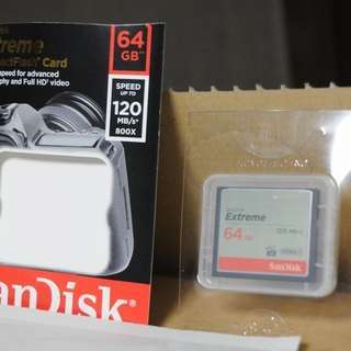64GB SanDisk Extereme Compact Fl...