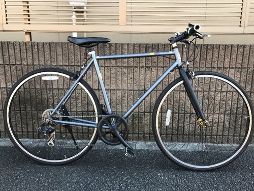 【販売済】【366】【整備済】クロスバイク　700×28C　シマノ製外装7段ギヤ【14500円】