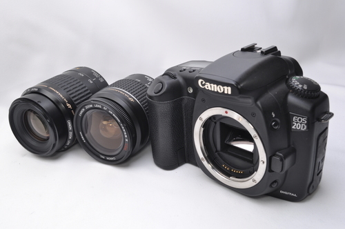 完売 ○付属品多数○極上美麗 Canon キャノン EOS 20D ダブルレンズ