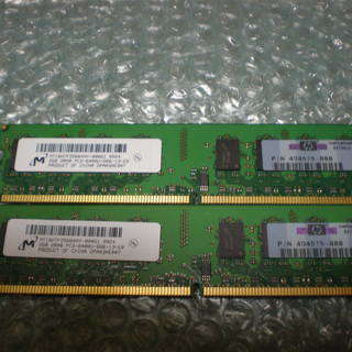 デスクトップ用メモリ　DDR2 4GB（2GBx2） 中古品　