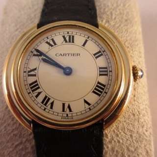 カルティエ ヴァンドーム18K メンズ腕時計 アンティーク